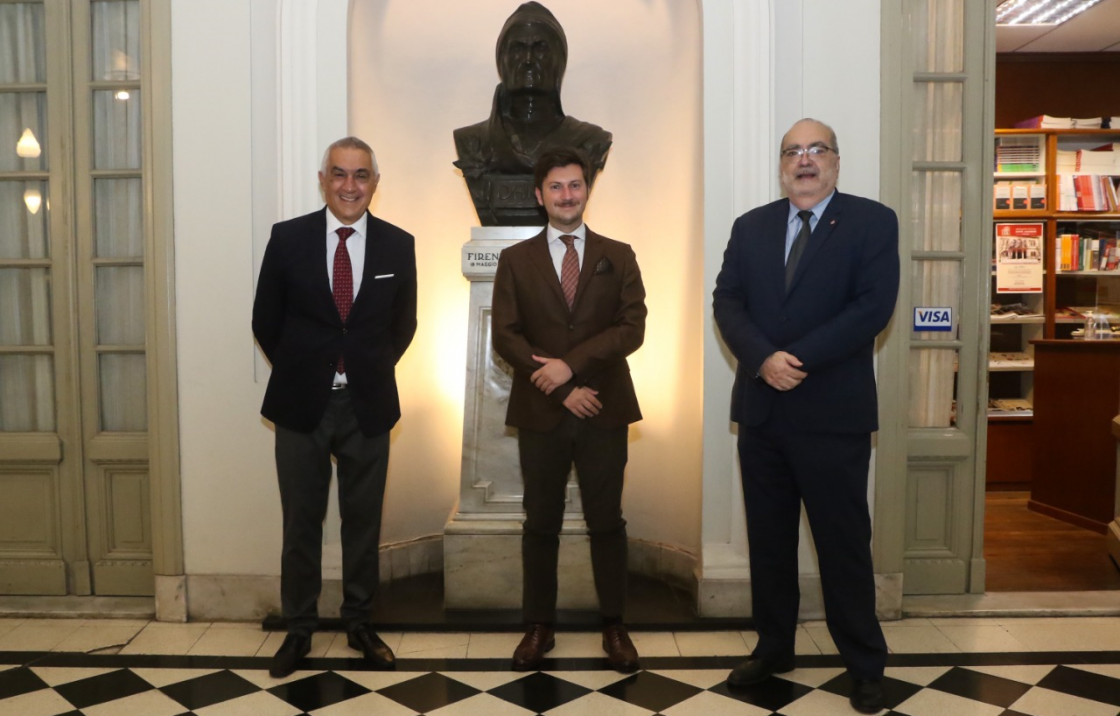 Visitó nuestra casa el nuevo  Cónsul General de Italia en Rosario, Dr. Marco Bocchi 