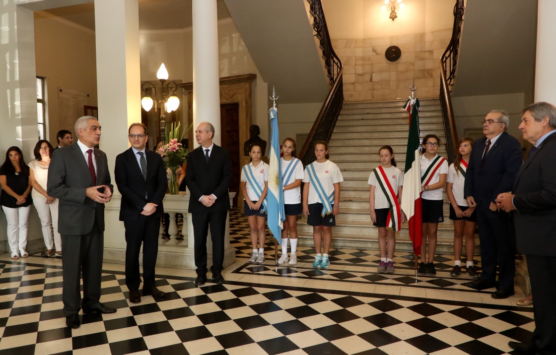 Visita del Embajador de ITALIA Giuseppe Manso